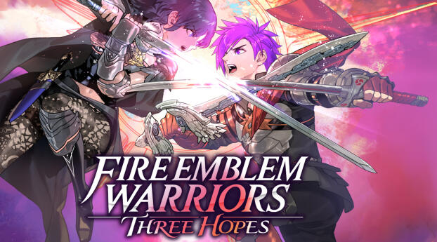 Fire Emblem Warriors: Three Hopes Gaming Poster Wallpaper 3840x1440 Resolution