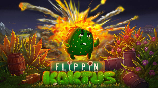 Flippin Kaktus HD Gaming Wallpaper 1440x2560 Resolution