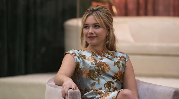 Florence Pugh in Don't Worry Darling Movie Wallpaper 4080x1020 Resolution
