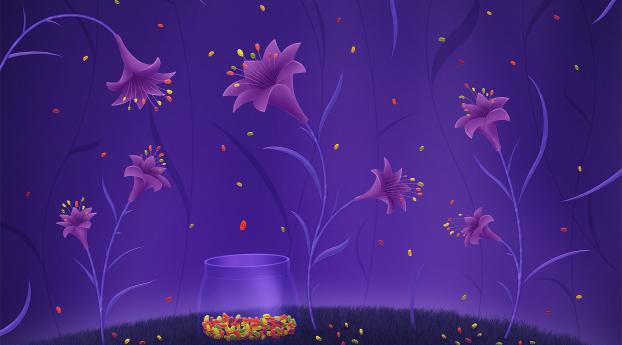 flowers, leaves, bright Wallpaper 1080x1920 Resolution