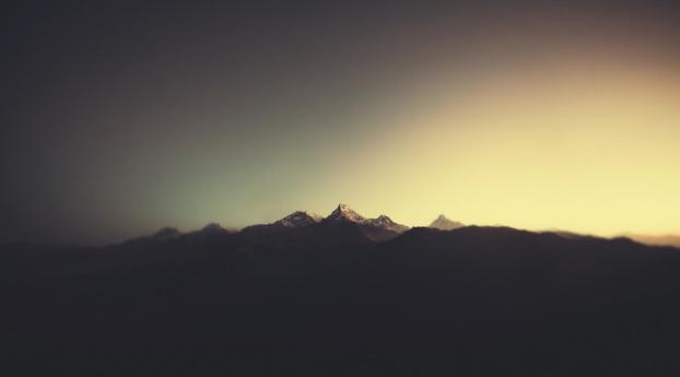 Focused Mountains Wallpaper 1440x2560 Resolution