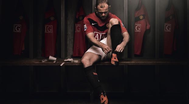 football player, boots, locker room Wallpaper 1200x900 Resolution