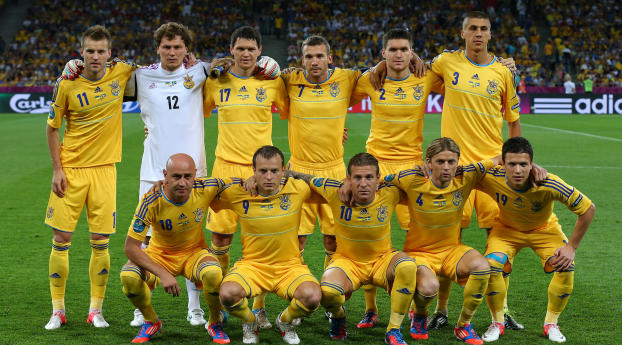 football, team of ukraine, ukraine Wallpaper 1336x768 Resolution