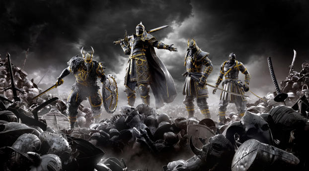 For Honor Apollyons Legacy Wallpaper 1336x768 Resolution