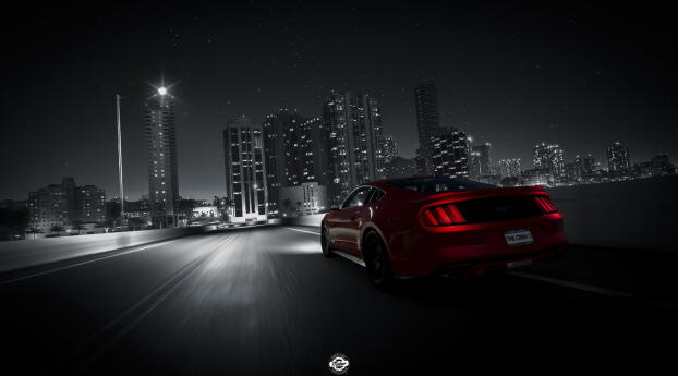 Ford Mustang Red Wallpaper