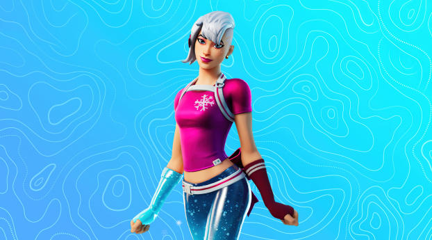 Fortnite Frosted Flurry Wallpaper 4000x4000 Resolution