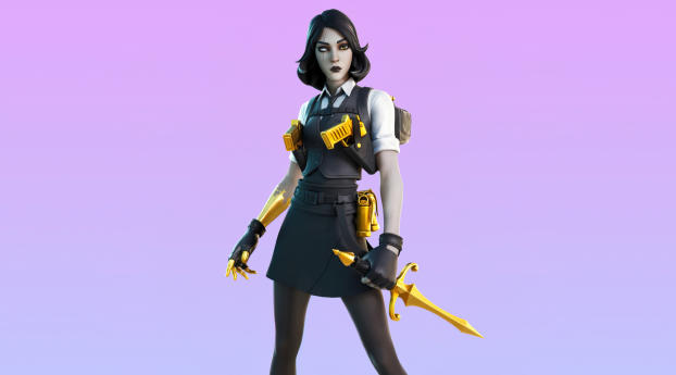 Fortnite Marigold Outfit Skin Wallpaper 1080x2240 Resolution