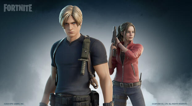 Fortnite Resident Evil HD Wallpaper 5680x4320 Resolution