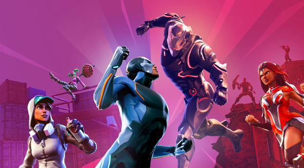 Fortnite X All Battle Pass Skins Outfits Wallpaper 1288x600 Resolution