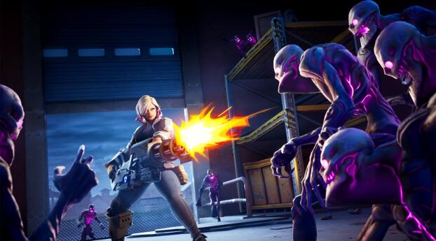 Fortnite Zombies Fight Chapter 2 Wallpaper 1080x2310 Resolution