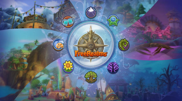free realms, arcade, game Wallpaper 1080x2280 Resolution