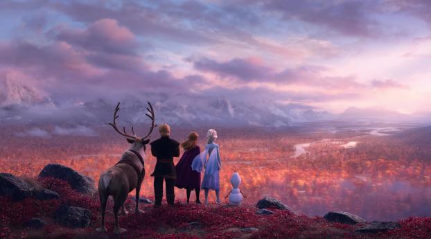 Frozen 2 Movie 2019 Wallpaper 600x1024 Resolution