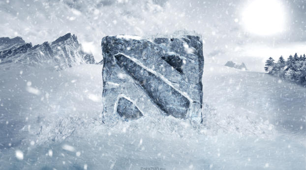 frozen, dota 2, logo Wallpaper 1280x720 Resolution