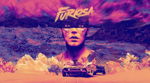 Furiosa Movie 4K Cool Poster Wallpaper