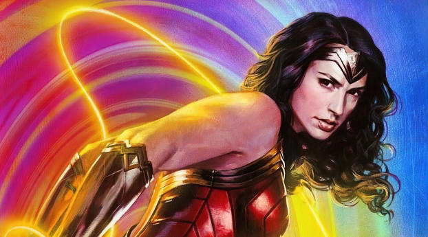 Gal Gadot Wonder Woman Digital Draw Wallpaper 720x1560 Resolution