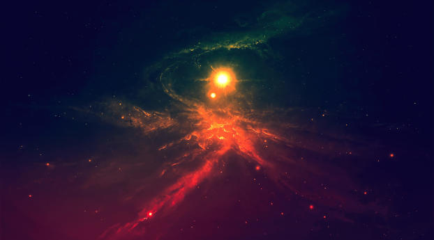 Galaxy Spacescapes Artwork Wallpaper 360x640 Resolution