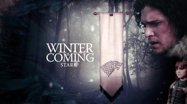 Game Of Thrones Winter Is Coming Stark Hd Wallpaper  Wallpaper 1312x2560 Resolution