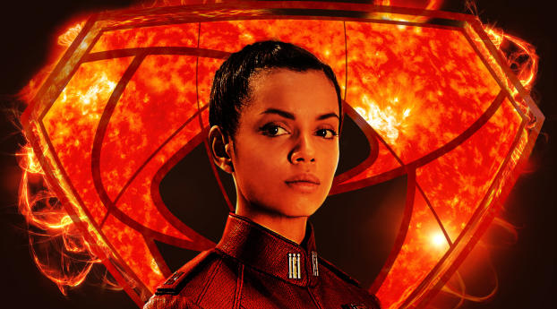 Georgina Campbell As Lyta Zod in Krypton Wallpaper