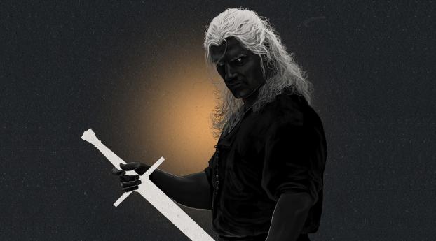 Geralt Witcher 4K 8K Wallpaper 600x1024 Resolution