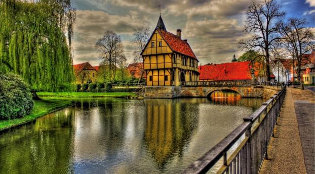 germany, architecture, beauty Wallpaper 1336x768 Resolution