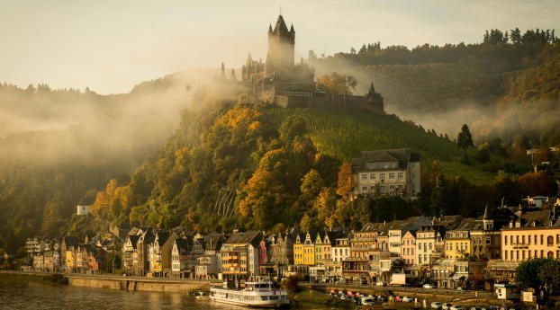 germany, cochem, mosel Wallpaper 2560x1700 Resolution