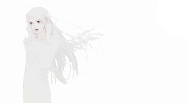 ghost, anime, girl Wallpaper 2932x2932 Resolution