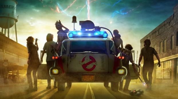 Ghostbusters Afterlife HD Movie Wallpaper 640x1136 Resolution