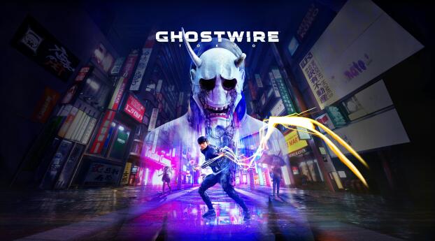 GhostWire Tokyo 8k Gaming Poster Wallpaper, HD Games 4K Wallpapers, Images,  Photos and Background - Wallpapers Den