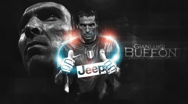 gianluigi buffon, juventus, football player Wallpaper 1280x800 Resolution