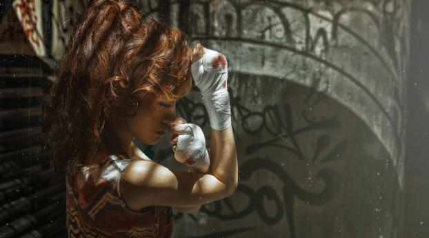 girl, asian, boxing Wallpaper 1080x2244 Resolution