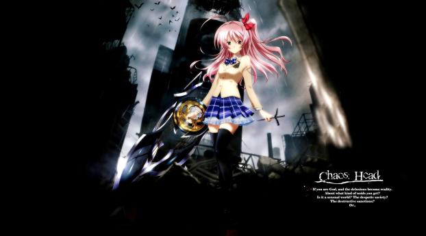 girl, city, weapon Wallpaper 1080x2160 Resolution