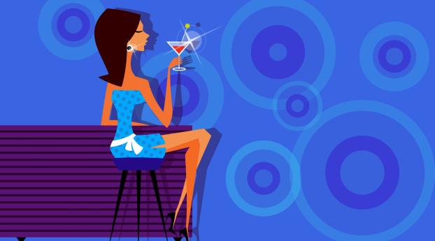girl, club, bar Wallpaper 720x1280 Resolution