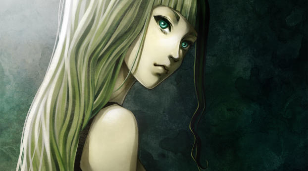 girl, face, anime Wallpaper 320x568 Resolution