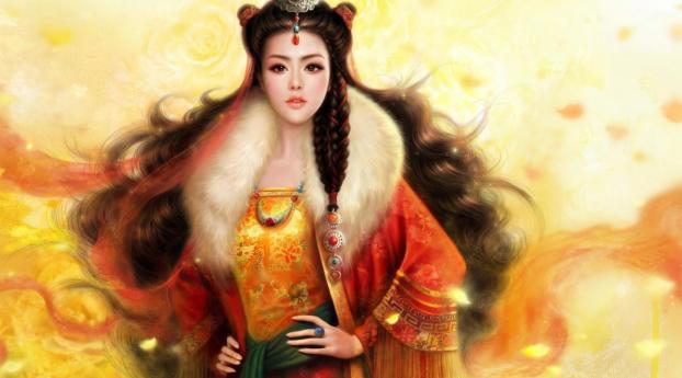 girl, hair, asian Wallpaper 720x1280 Resolution
