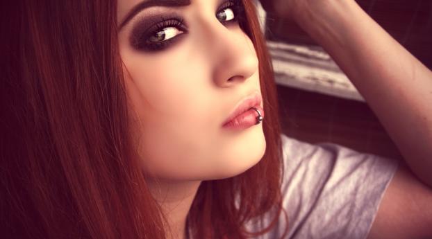 girl, piercing, face Wallpaper 1440x2560 Resolution