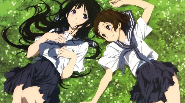 girls, anime, dress Wallpaper 1440x900 Resolution