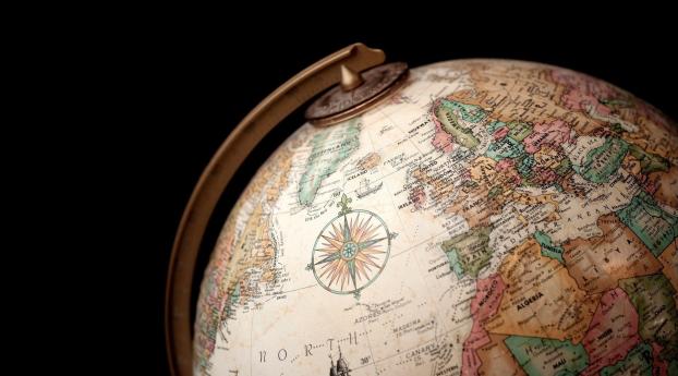 globe, country, ball Wallpaper 1680x1050 Resolution