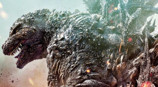Godzilla Minus One Japanese Movie Wallpaper 2560x1600 Resolution