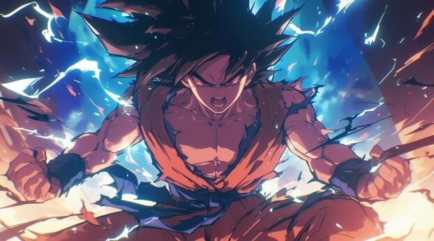 Goku Rage HD Dragon Ball Z Wallpaper 1848x2960 Resolution