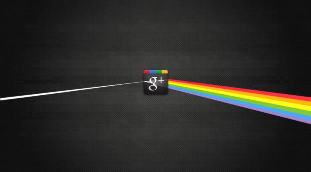 google, rainbow, black Wallpaper 1280x2120 Resolution