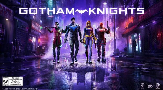 Gotham Knights HD Gaming Wallpaper 1080x2248 Resolution
