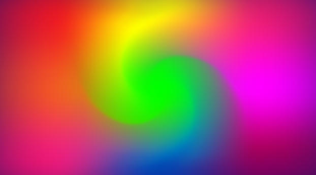 Gradient Colorful Swirl Wallpaper 2048x273 Resolution