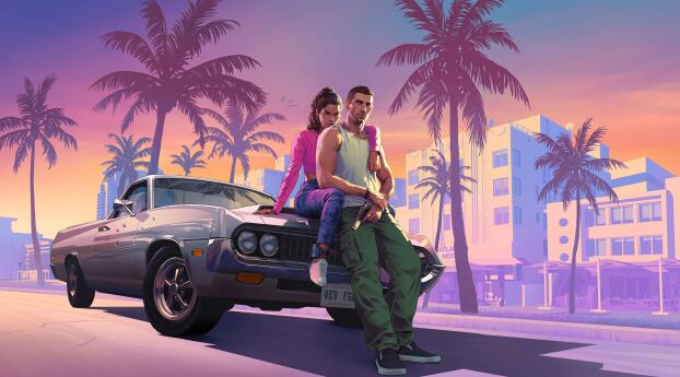 Grand Theft Auto 6 Gaming Wallpaper 5001x1000 Resolution