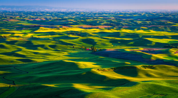 Grassland HD Landscape Photography Wallpaper 1536x2152 Resolution