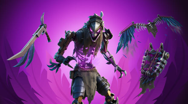 Grave Feather 2021 Fortnite Wallpaper 1080x2300 Resolution
