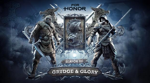 Gridge And Glory For Honor Season 3 Wallpaper 1360x768 Resolution
