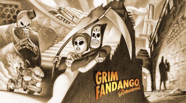 grim fandango remastered, grim fandango, quest Wallpaper 3840x2400 Resolution