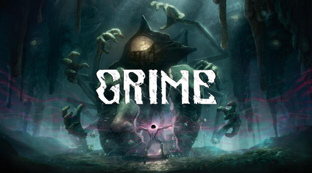 GRIME HD Gaming Poster Wallpaper 850x480 Resolution