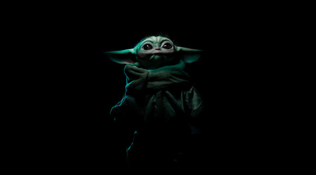 Grogu Baby Yoda Wallpaper 3840x2400 Resolution