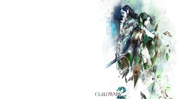 guild wars 2, elfs, ears Wallpaper 2560x1024 Resolution